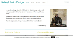 Desktop Screenshot of kelley-interiordesign.com